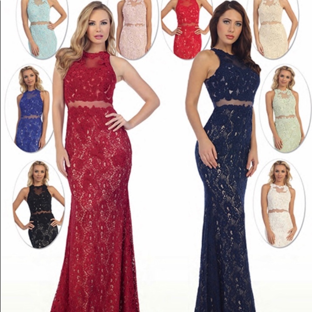 BouBou Lace Trumpet Gown